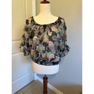 Ariat Women’s Western Paisley Blouse - Size M - 10009183